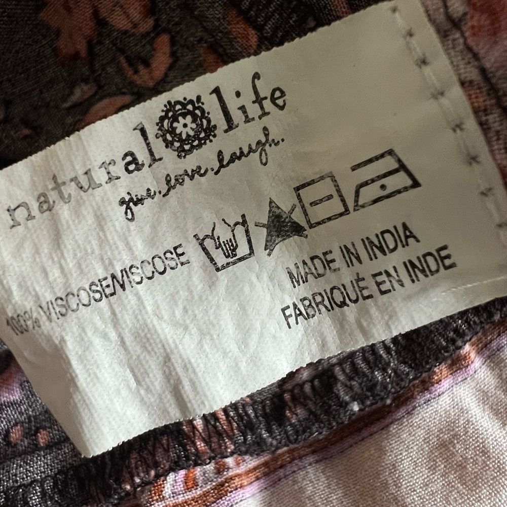 NATURAL LIFE Dark Floral Maxi Dress - Picture 14 of 15